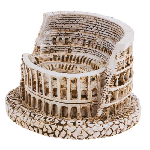 Figurine De Colosseum Romain En Résine, Objet Décoratif Souvenir 6.8x3.6x3