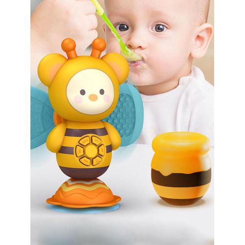 Jouet Musical Avec Ventouse, Chaise Haute, Interactif, Pour Bébé, Repas, Éducation Précoce, Nouveauté