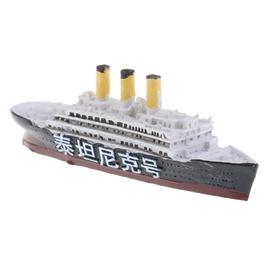 Ornements de bouteille à la dérive, bateau de croisière liquide flottant  ornements de bureau Titanic cadeau 1pc