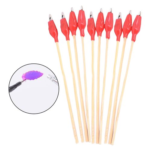 10/20/30pcs Enfants Pince Crocodile, Bois Plastique Enfants Pistolet Jouet, Pièces Modélisme Crocodile Sonde Outil