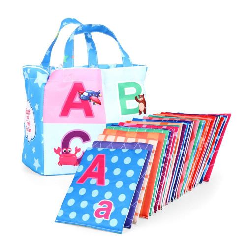 Puzzle Montessori En Tissu Pour Bébé, 26 Pièces, Jouets D'Apprentissage Précoce Interactif Parent-Enfant, Livres En Tissu Doux Et Durable Pour Bébé