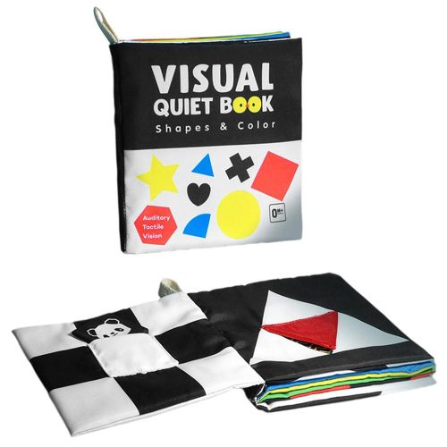 Livre en tissu éducatif pour bébés de 0 à 6 mois, Puzzle non déchiré, livre en tissu visuel 3D, jouet pour bébés, nourrissons et tout-petits