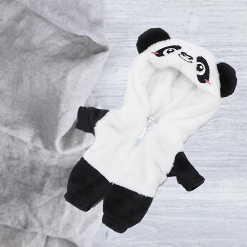 Vêtements De Poupée Mignons, Combinaison De Panda, Costume Cosplay Avec Fermeture Éclair Pour Ob11