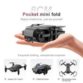 GPS Drone E88 Pro pour adultes 4K Caméra Pliable vidéo en direct Drone RC  quadcopter Aéronefs avec 2Battery Produits de sécurité