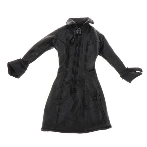 Ensemble De Vêtements En Cuir Pour Femmes, Trench-Coat En Cuir Pour Femmes, Figurine D'Action, Jouets, Accessoires, 1/12