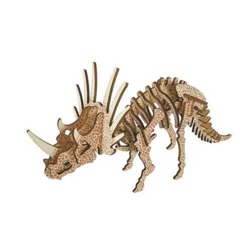 Modèle De Dinosaure De Simulation 3d, Puzzle À Assembler En Bois, Jouets Éducatifs D'Intelligence Pour Enfants