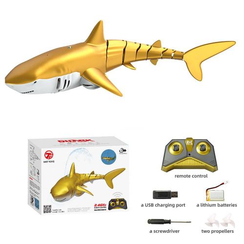 Jouet Requin Rc Télécommandé, 2.4g, Robots Animaux, Baignoire Piscine, Jouets Électriques Pour Enfants Garçons, Simulation De Poisson Sous-Marin
