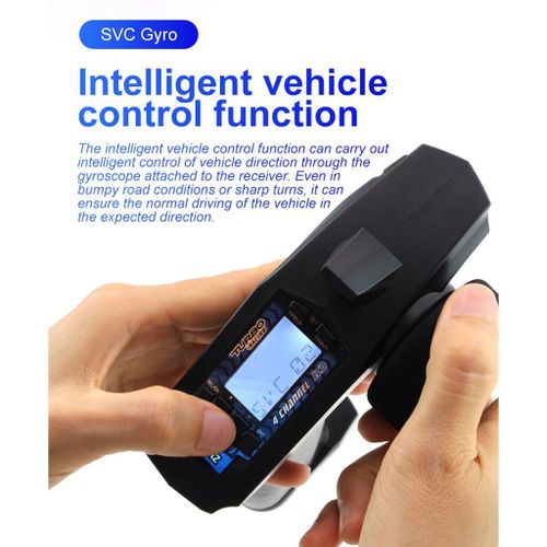 Contrôleur de Surface d'émetteur RC pour voiture, bateau, camion Compact