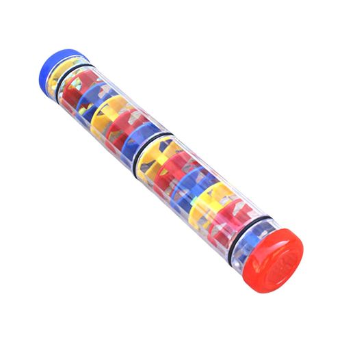 Bâton De Pluie Arc-En-Ciel, Mini Gouttes De Pluie Perlées, Jouet Musical, En Forme De Sablier, Instrument Éducatif Pour Bébé