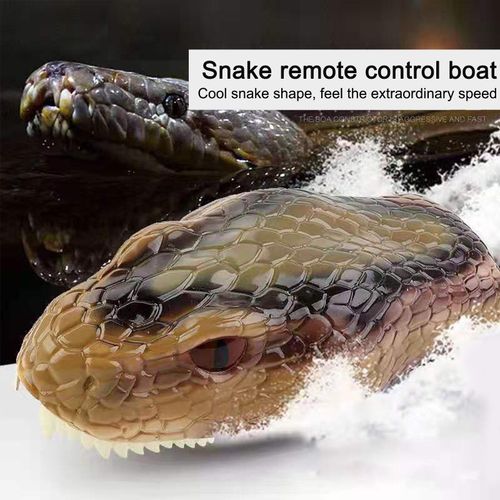 Bateau De Serpent Électrique Télécommandé 2 En 1, 2.4g, Bateau Rapide, Simulation D'Eau D'Été, Modèle Jouets Pour Enfants, Cadeau