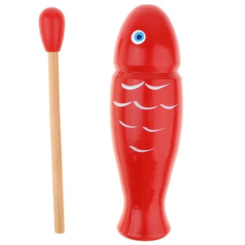 Jeu De Percussion En Bois Pour Enfants, Instrument De Frappe De Poisson, Sondeur De Corbeau