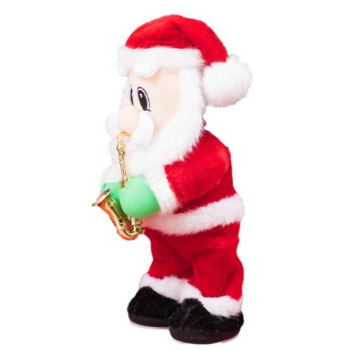 Poupées Dansantes Chantantes, Jouet Du Père Noël, Jouant Du Saxophone, Secouant Les Hanches, Chantant, Noël