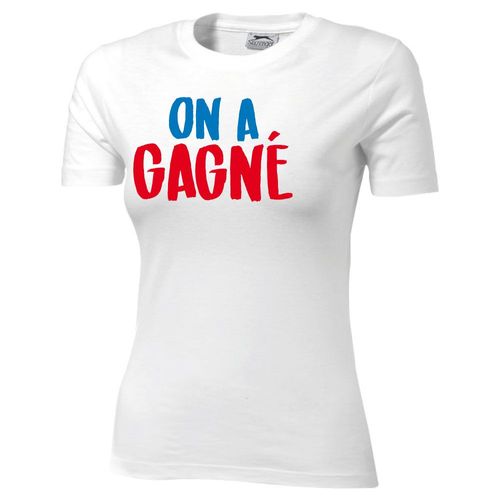 T-Shirt Blanc Femme On A Gagné !