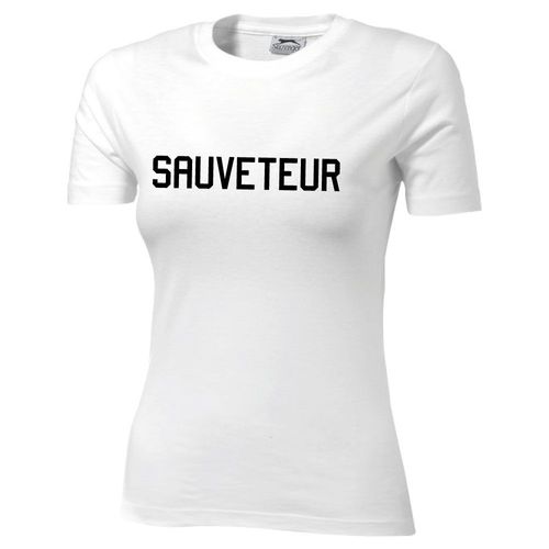 T-Shirt Blanc Humoristique Sauveteur - Cadeau De Noël, Cadeau Saint Valentin, Cadeau Fête Des Mères