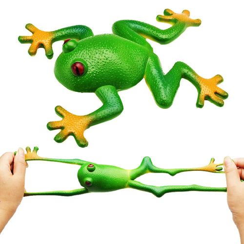 Jouets De Simulation De Grenouille À Presser, Squishies Souples Et Extensibles, Jouets Anti-Stress Pour Enfants, Jouets Sensoriels En Caoutchouc