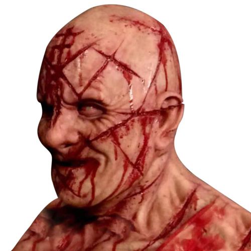Masque De Monstre D'halloween, Masque De Zombie Effrayant, Couvre-Chef, Accessoires De Cosplay De Fête Terrible, Masque D'horreur De Maison Hantée