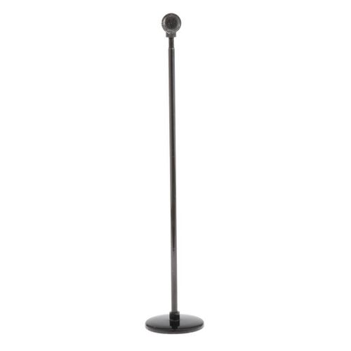 Microphone, Modèle D'Instruments Musicaux Miniatures, Mobilier Pour Maison