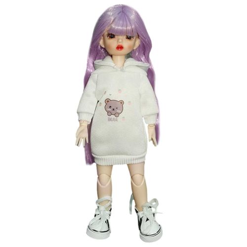 Poupée Pull Pour Bébé, 30 Cm, Vêtements En 6 Points, Poupées Mignonnes Pour Filles, Boule Réglable À La Main Sans Poupée, Jouets De Bricolage, Cadeau Pour Enfants, Nouvelle Collection