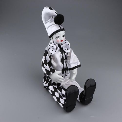 Petite Poupée Clown En Porcelaine, Figurine Modèle Drôle De Clown, Artisanat Souvenir, G
