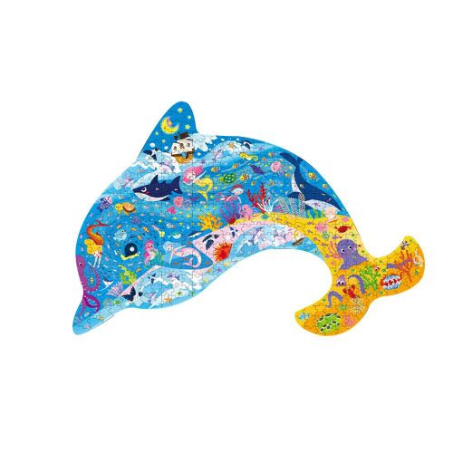 Puzzle En Forme D'Animaux, Jeu Éducatif, Dessin Animé, Dinosaures, Dauphin, Lion, Cadeau Pour Enfants De 4 À 8 Ans, Nouvelle Collection