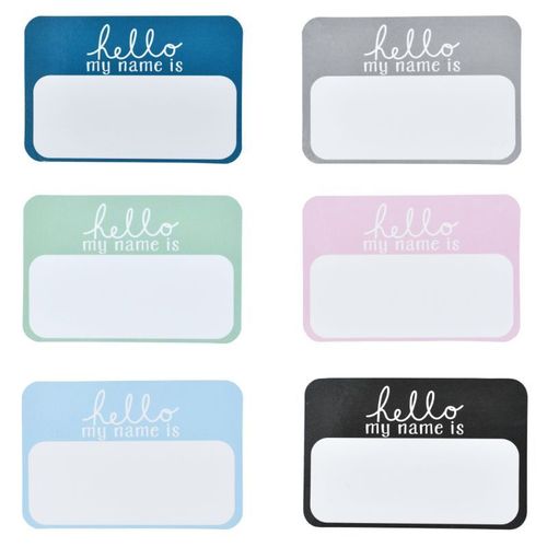 Étiquettes Autocollantes Hello My Prénom, 6 Pièces/Ensemble Étiquettes Autocollantes Pour Annonce De Bébé, Accessoires De Photographie Pour Nouveau-Né, Hôpital, Bureau, École St