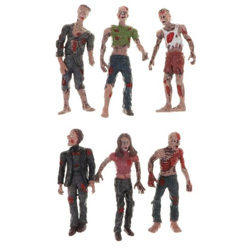 Figurines D'Action De Cinéma "Walking Dead", 6 Pièces, Cadeaux Pour Les Fans De Zombies