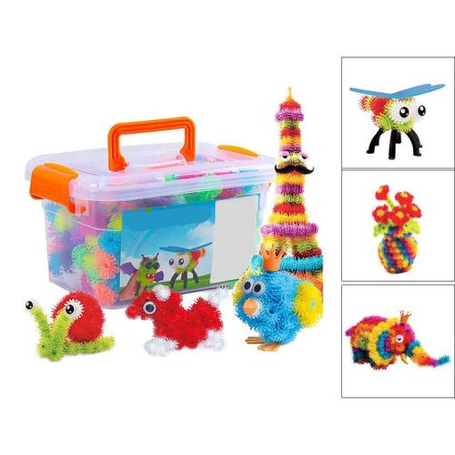 Lot De 400 Balles Autocollantes Pour Garçons Et Filles, Jeux Créatifs, Éducatifs, Jeu D'Apprentissage, Concept 3d, Développer L'Intelligence