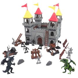 Grand château de chevalier cool avec figurines de jeu : : Jeux et  Jouets