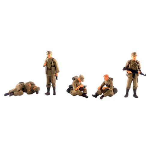 Diorama Homme Soldats, Peint À La Main, 2cm, 5 Pièces, 1:72, Disposition De La Rue