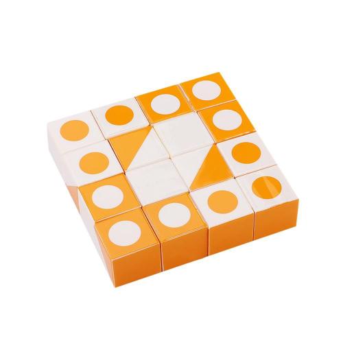 Puzzle de 12 cubes Jeu en bois 6 puzzles Enfant 4 ans + - Un jeux des jouets