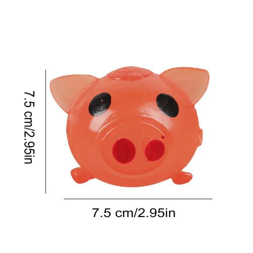 Jouet De Ventilation En Forme De Cochon, Balle Molle Anti-Stress, Soulagement Du Stress, Balle D'Eau En Caoutchouc