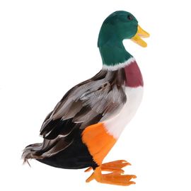 Figurines Et Statues De Simulation D'Animaux Réalistes, Modèle Cheval, Poulet, Canard