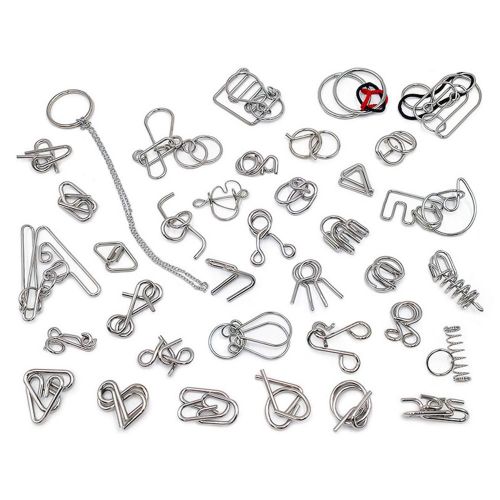 Jouet Puzzle En Métal 36 Pièces Pour Enfants, Jeu De Déverrouillage, Test D'Intelligence, Apprentissage Précoce, Éducation