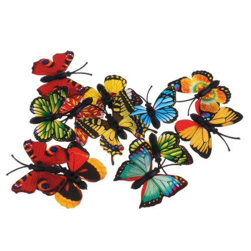 12 Figurines De Papillon De Simulation, Modèle Animal, Science Du Développement Et Nature, Jouet Cadeau Pour Enfants