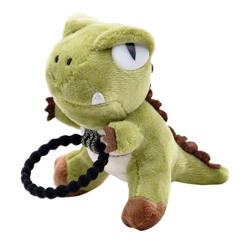 Anneaux De Cheveux Queue De Cheval Avec Dinosaure En Peluche