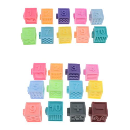 Dessin Animé Bébé Saisir Tactile Main Douce Empilable Boules De Bain Bébé Puzzle Cadeaux