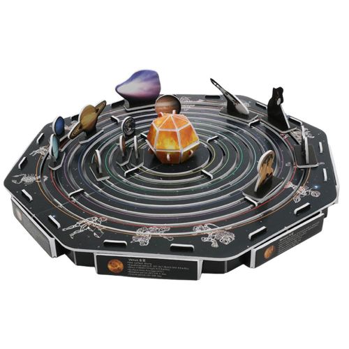 Puzzle 3d Pour Enfants De 8 À 10 Ans, Espace 3d, Kit De Bricolage, Système Solaire, Meilleur Cadeau De Noël