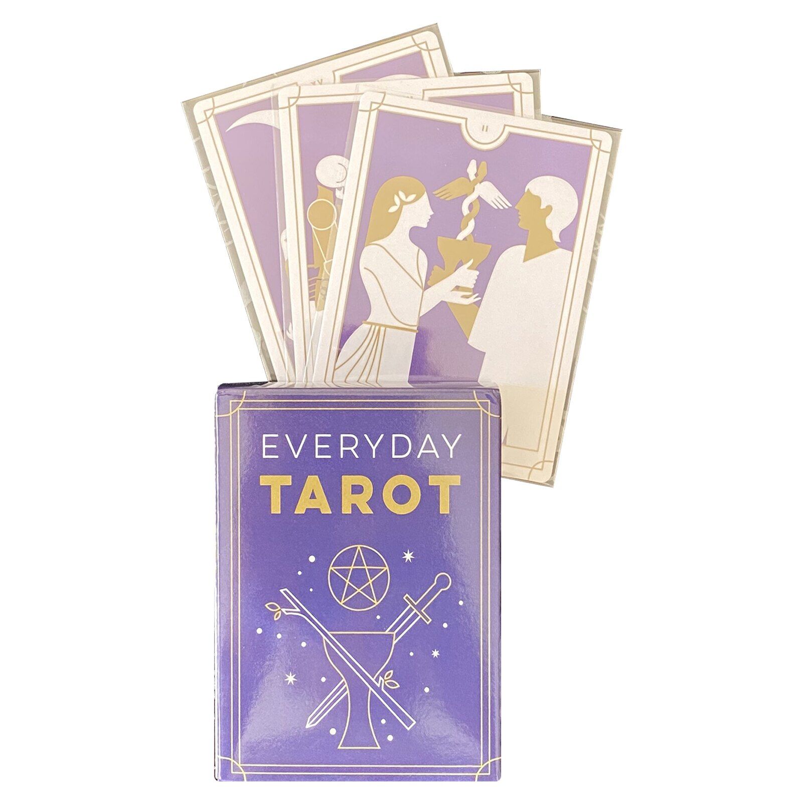 Tarot De Tous Les Jours, Cartes De La Sagesse Ancienne, Jeu De Société Oracle, De Divination, Version Anglaise