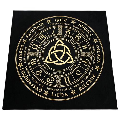 Nappe De Tarot Pliable En Flanelle, Pendule De Divination, Tapis De Table Mystérieux En Flanelle, Autel, Meilleur Cadeau De Noël Pour W