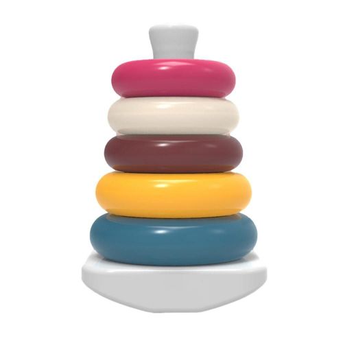 Blocs Empilables Et Emboîtables Pour Bébé, Jouets Sensoriels Montessori Pour Apprentissage Précoce, 6 Pièces