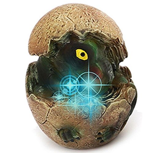 Jouet Oeuf De Dinosaure Lumineux, Coquille Cassée, Éclosion, Créatif, Décorations, Éclairage Inductif, 1 Pièce, G99c