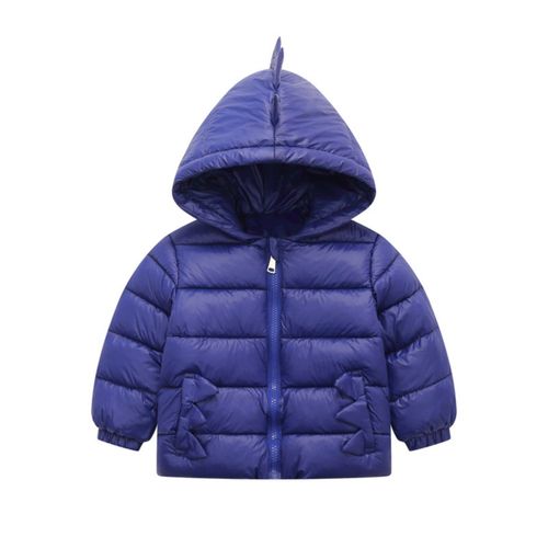 Doudoune Légère À Capuche Pour Bébé, Manteau D'Hiver À Fermeture Éclair, Vêtement D'Extérieur Coupe-Vent Pour Garçon Et Fille