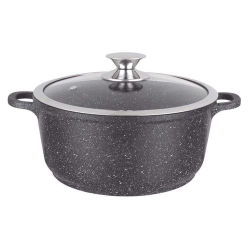 Marmite Faitout 24 Cm En Pierre, Induction, Antiadhésive,