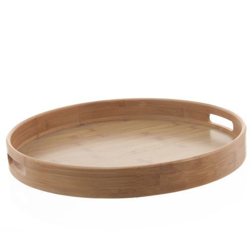 Plateau Rond - Diam. 40 Cm. - Bambou