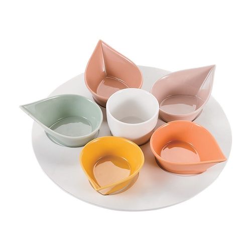 Service Apéritif Pétale 7 Pièces