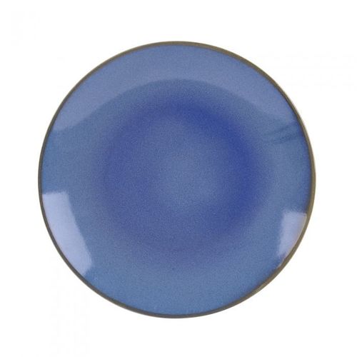 Assiette Plate Bleu 27.5 Cm (Lot De 6)
