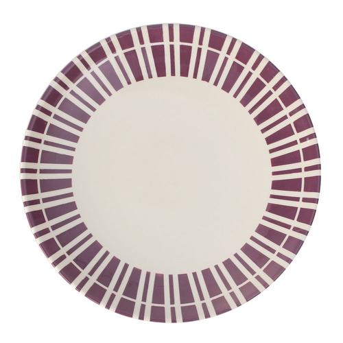 Assiette À Dessert 22 Cm Prune (Lot De 2)