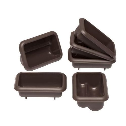 Lurch Lot De 6 Mini Moules - Marron