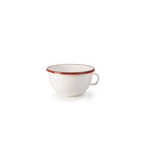 Bol Avec Anse Email Bordeaux 14 Cm