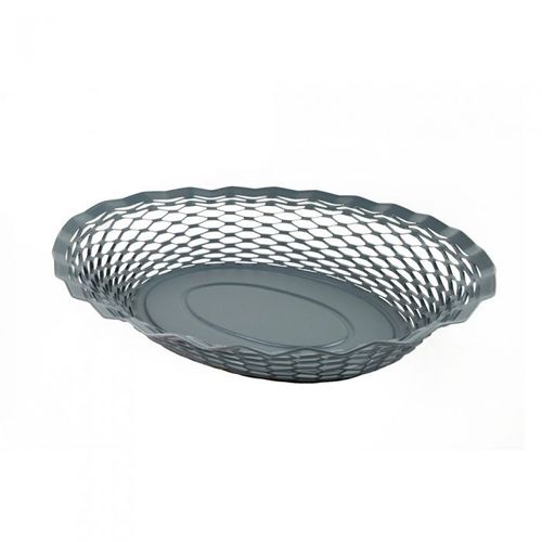 Corbeille À Pain 30x24 Cm En Inox Gris